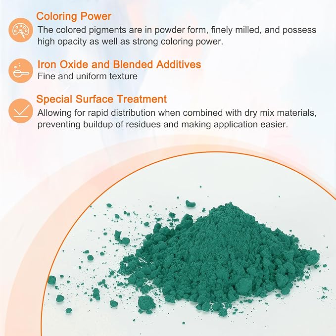 HARFINGTON Iron Oxide Powder Concrete Pigment 700 Mesh 3.5oz Iron Oxide Grout - Image 3