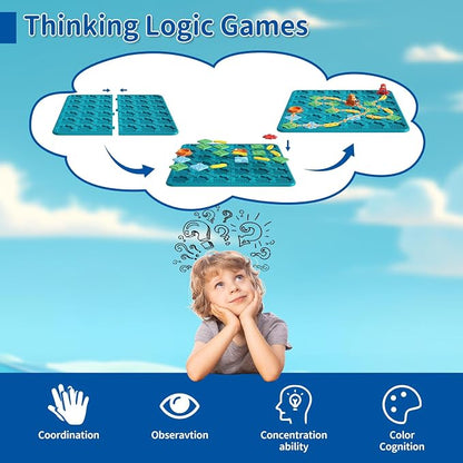 Kids Board Games Learning Toys, STEM Educational Logic Kits - Image 3