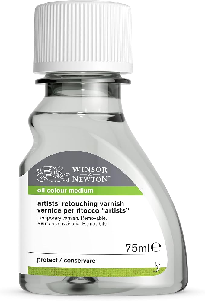 Winsor & Newton Professional Artists' Retouching Varnish, 75ml Bottle - Image 8