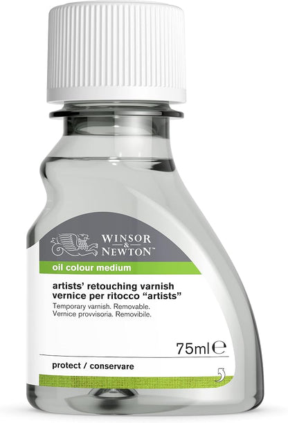 Winsor & Newton Professional Artists' Retouching Varnish, 75ml Bottle - Image 8