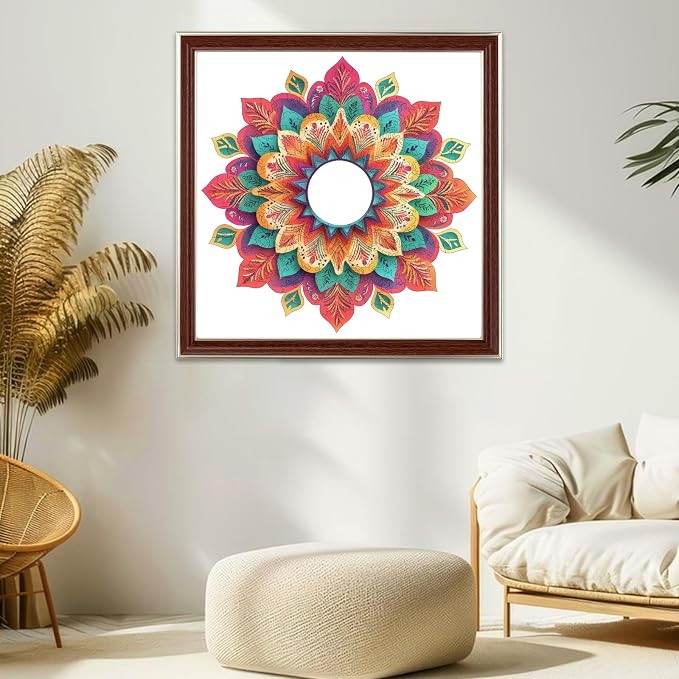 Wooden Puzzles for Adults, Hollow Mandala Wooden Jigsaw Puzzles 200 Pieces - Image 5