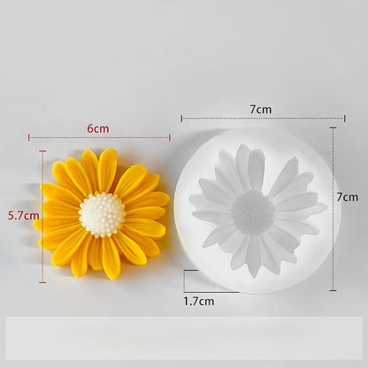 2 Pack Daisy Flower Mold - Image 2