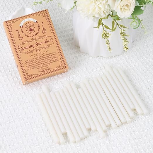 Translucent Sealing Wax Sticks, WASOHLING 20Pcs Glue Gun Wax Seal Sticks - Image 2