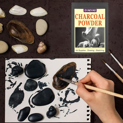 Premium Charcoal Powder for Drawing & Sketching - Image 7