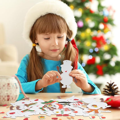 Fennoral 12 Pack Snowman Craft Kits - Image 2