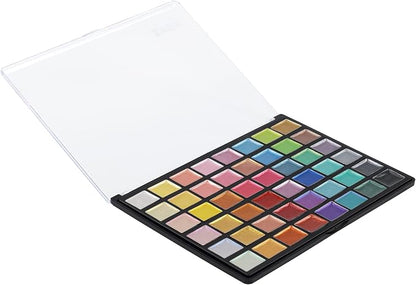 Soho Urban Artist Metallic Watercolors Set – 48 Vibrant Metallic Half Pans in - Image 4
