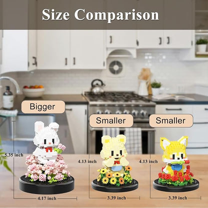 Artificial Flower Animal Toy Building Set - Image 6