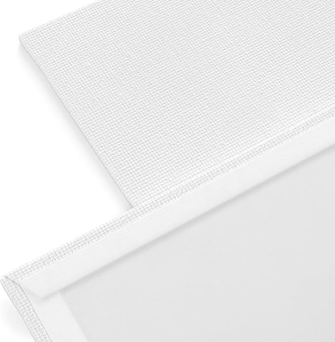 ARTEZA Canvas Boards for Painting, 8 x 8 Inches, Blank White Canvas Panels for - Image 2