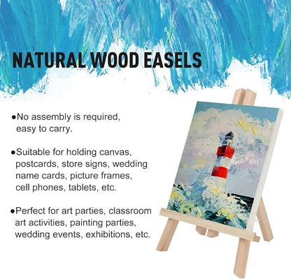 Kinlink 11.8 Inch Tall Wood Easels - Image 4