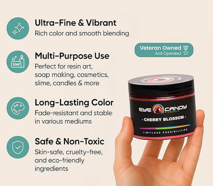 Eye Candy Pigments Premium Red Mica Powder - Image 3
