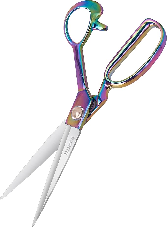 Fabric Scissors Professional 10" Sewing Scissors, Heavy Duty Shears by SLEMOON