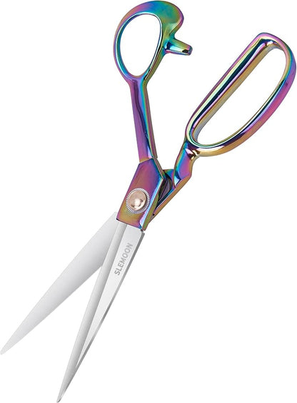Fabric Scissors Professional 10" Sewing Scissors, Heavy Duty Shears by SLEMOON