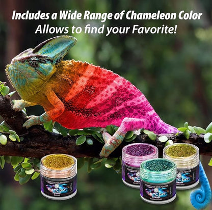 BALTIC DAY - Chameleon Mica Powder, 16 Jars of Color Shift Mica Powder Set - - Image 4