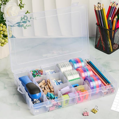 18 Grids Large Plastic Organizer Box - Image 5