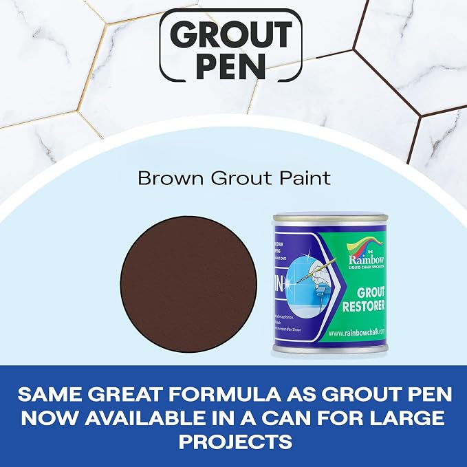 Grout Pen Brown Grout Paint: Waterproof Tile Paint Grout Refresh Restorer - Image 8