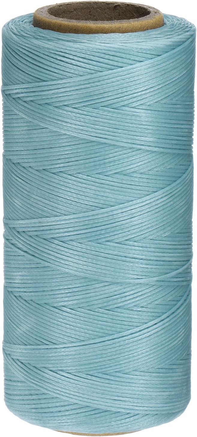uxcell Leather Sewing Waxed Thread, 284 Yards / 260m 0.8mm 150D Flat Polyester by uxcell