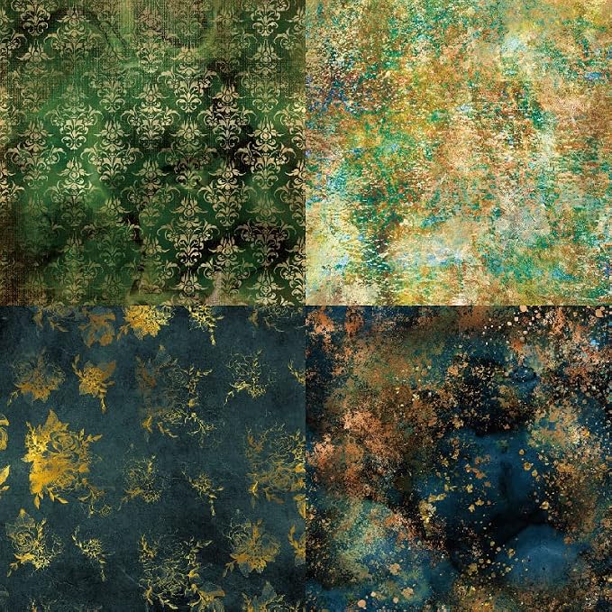Aesthetic Scrapbook Paper Pad Vintage Patterned Paper 6×6, 24 Sheets - Image 3