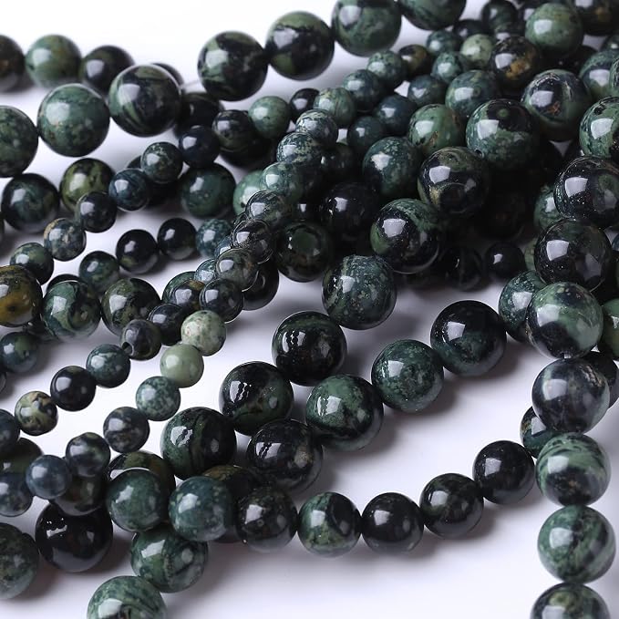 32PCS 12MM Blue Jasper Beads Stone Beads Energy Healing Beads - Image 3