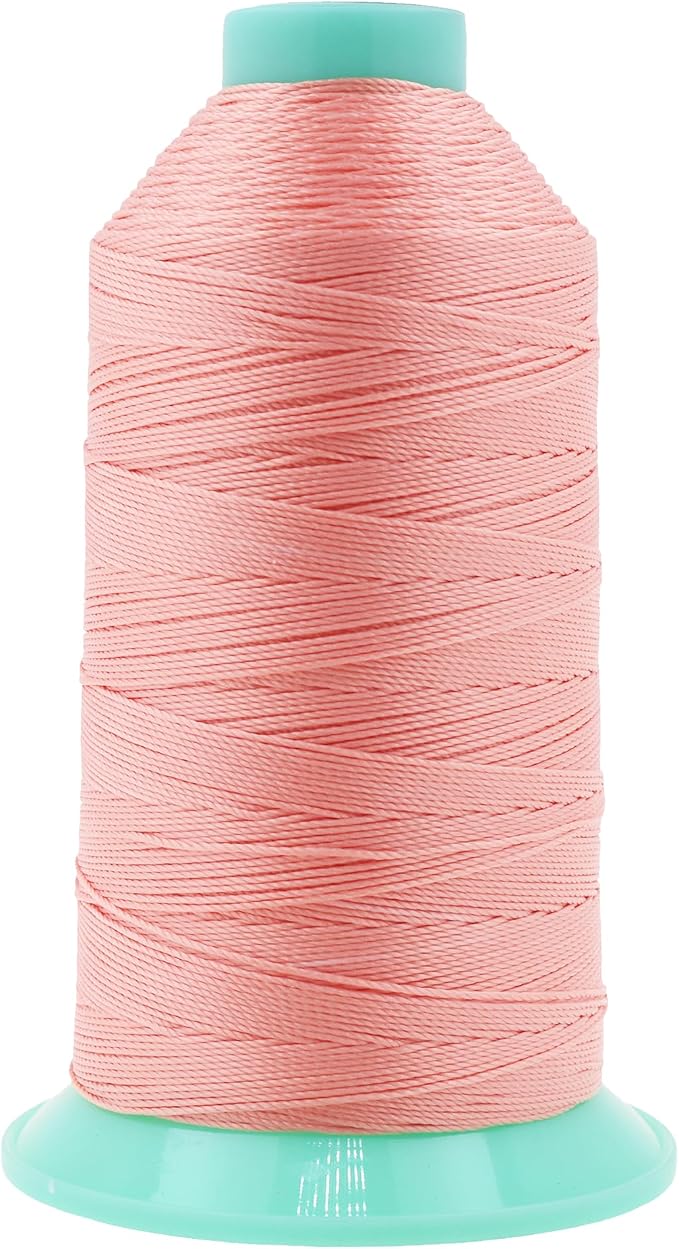 Mandala Crafts Bonded Nylon Thread Blush Heavy Duty Sewing Threads by MandalaCrafts