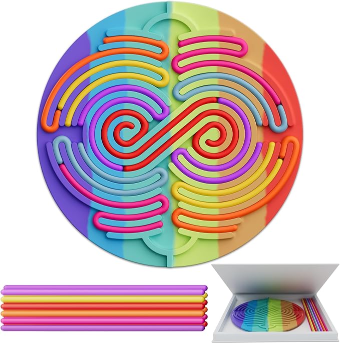 Sensory Activity Board for Kids Toddler Boys, Sensory Fidget Toys for Stress by Spkwis