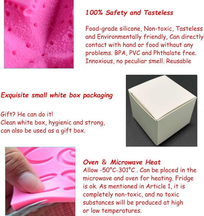 Soap Molds Carnations Flower, 3D Flowers Silicone Handmade DIY Candy Melt Mold - Image 4