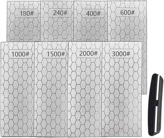 Diamond Sharpening Stone for 6 PCS Diamond Plate Honing Stone for Kitchen by ceilyweli