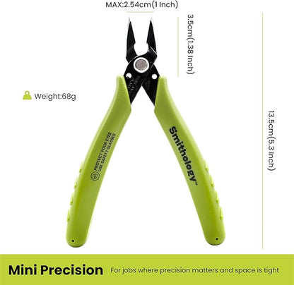 Smithology 5.3" Mini Needle Nose Pliers 3-Pack | Precision Long Nose Pliers - Image 4