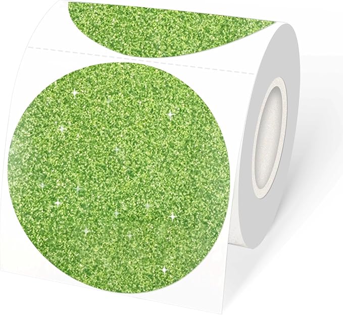 3" Holographic Thermal Label Stickers, Round Direct Thermal Label Stickers by Unknown