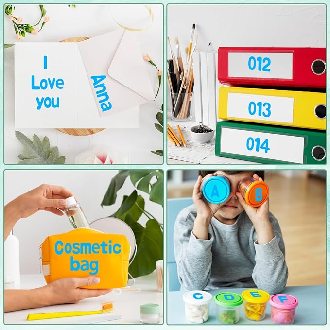 Alphabet Stickers, Self-Adhesive Vinyl Mailbox Numbers, Letters - Image 6