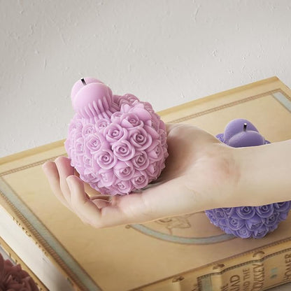 Rose Flower Heart Peony Resin Casting - Image 3
