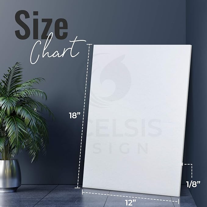 White Foam Board 12 x 18 x 1/8" Inch, 15 Pack Acid-Free Foam Core Poster Board - Image 2