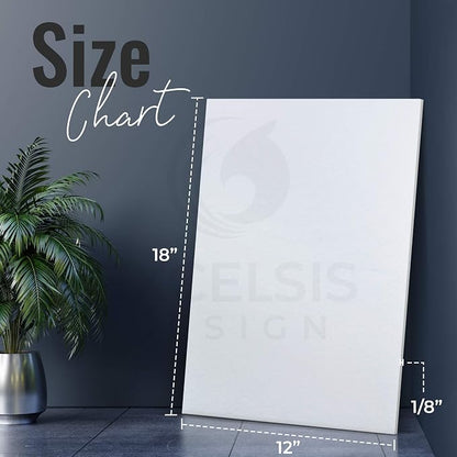 White Foam Board 12 x 18 x 1/8" Inch, 15 Pack Acid-Free Foam Core Poster Board - Image 2