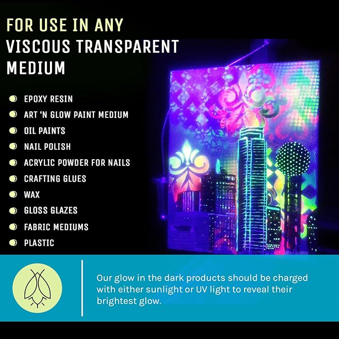 Glow in The Dark Pigment Powder - Image 8
