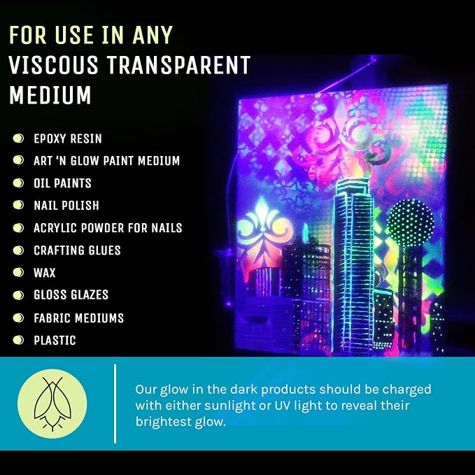 Glow in The Dark Pigment Powder - Image 7
