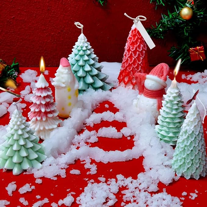 Christmas Tree Silicone Mold 3D Candle Molds - Image 6