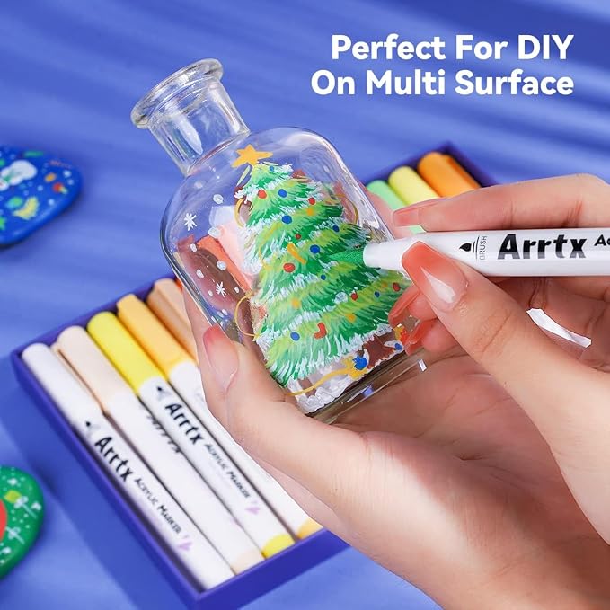 Arrtx Acrylic Paint Pens, 58 Colors - Image 7