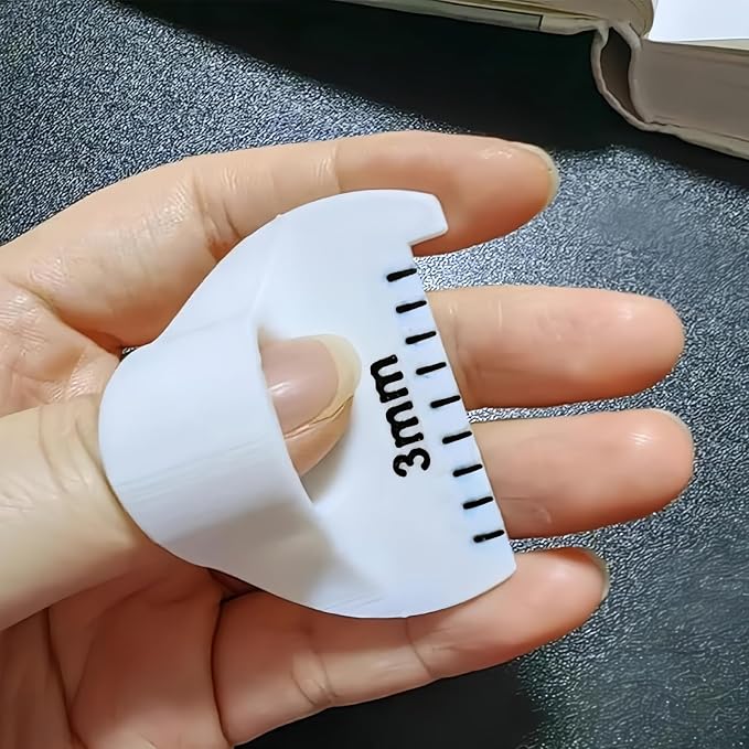 Sewing Finger Ruler for Even Stitches, Magnetic Seam Guide Sewing Kit Supplies - Image 3