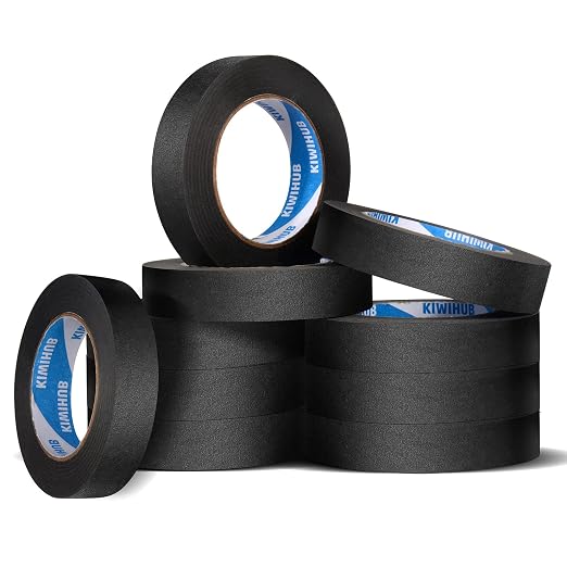 Black Painters Tape, DIY Crafting, Decoration and School Projects by KIWIHUB
