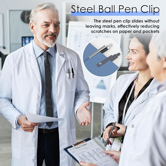 12PCS Gel Pens Black Ink Fine Point Pens - Image 5