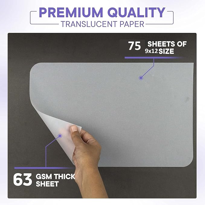 Xulmar 9x12 Tracing Paper 63 GSM - Image 2