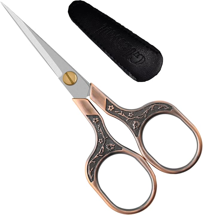 Premium Craft Scissors with Extra Sharp Blades 5 Inch by GLEXAL