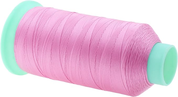 Mandala Crafts Bonded Nylon Thread Pink Heavy Duty Sewing Threads - Image 2