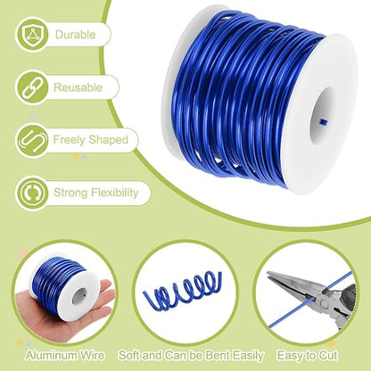 MECCANIXITY 9 Gauge Anodized Aluminum Craft Wire Bendable Bonsai Training Wire - Image 3