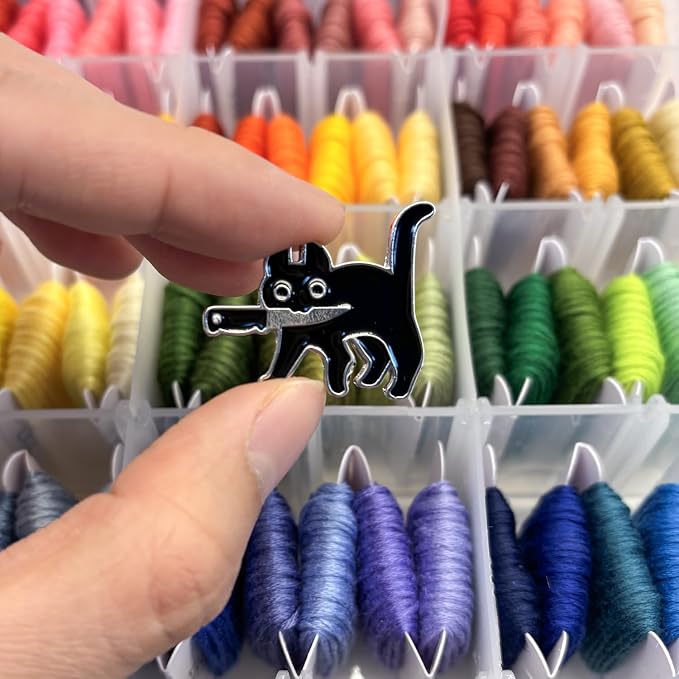 Black Cat Magnetic Needle Minder - Image 4