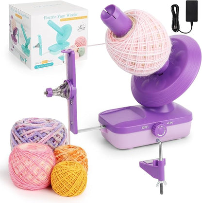 Electric Yarn Winder for Crocheting-Automatic Crochet Yarn Ball Winder for by Noonuur