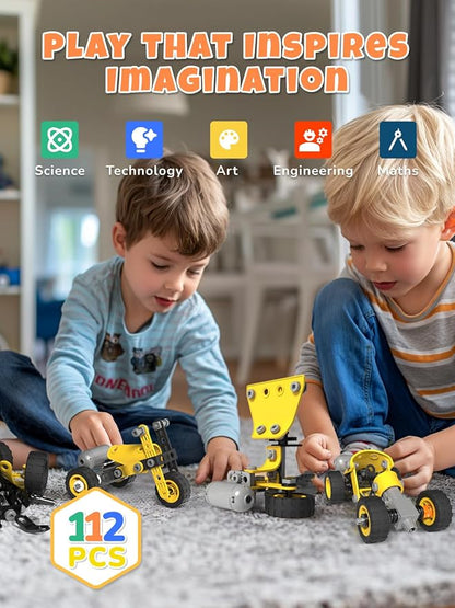 STEM Toys for 5-8 Year Old Boys, 10-in-1 Electric Toy Building Blocks for Kids - Image 2