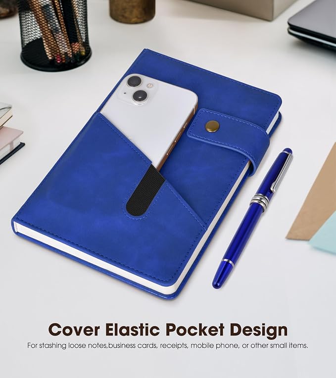 A5 Lined Leather Journal Notebook - Image 3
