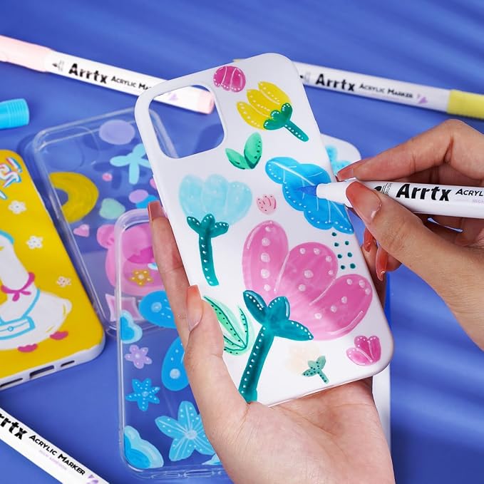 Arrtx 30 Colors Acrylic Paint Pens - Image 8