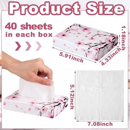 Yinder 24 Packs 960 Sheets Tissue Cube Car Facial Boxes Disposable Facial - Image 3