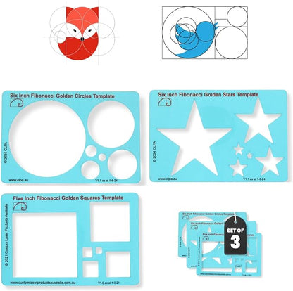 Fibonacci Drawing Templates - Image 3